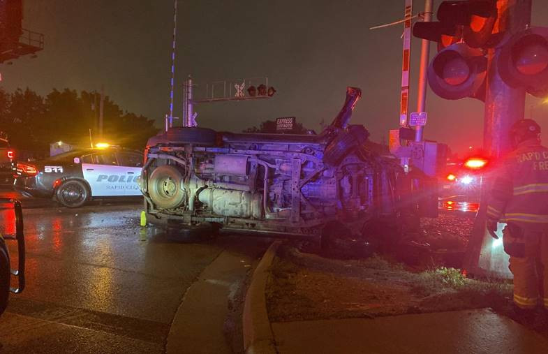 Black Hawk Man Arrested in Rollover Crash, DUI