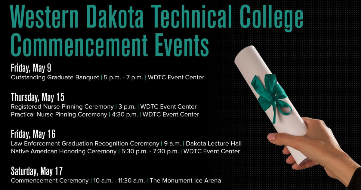 Western Dakota Technical College’s 57th Commencement Activities Announced