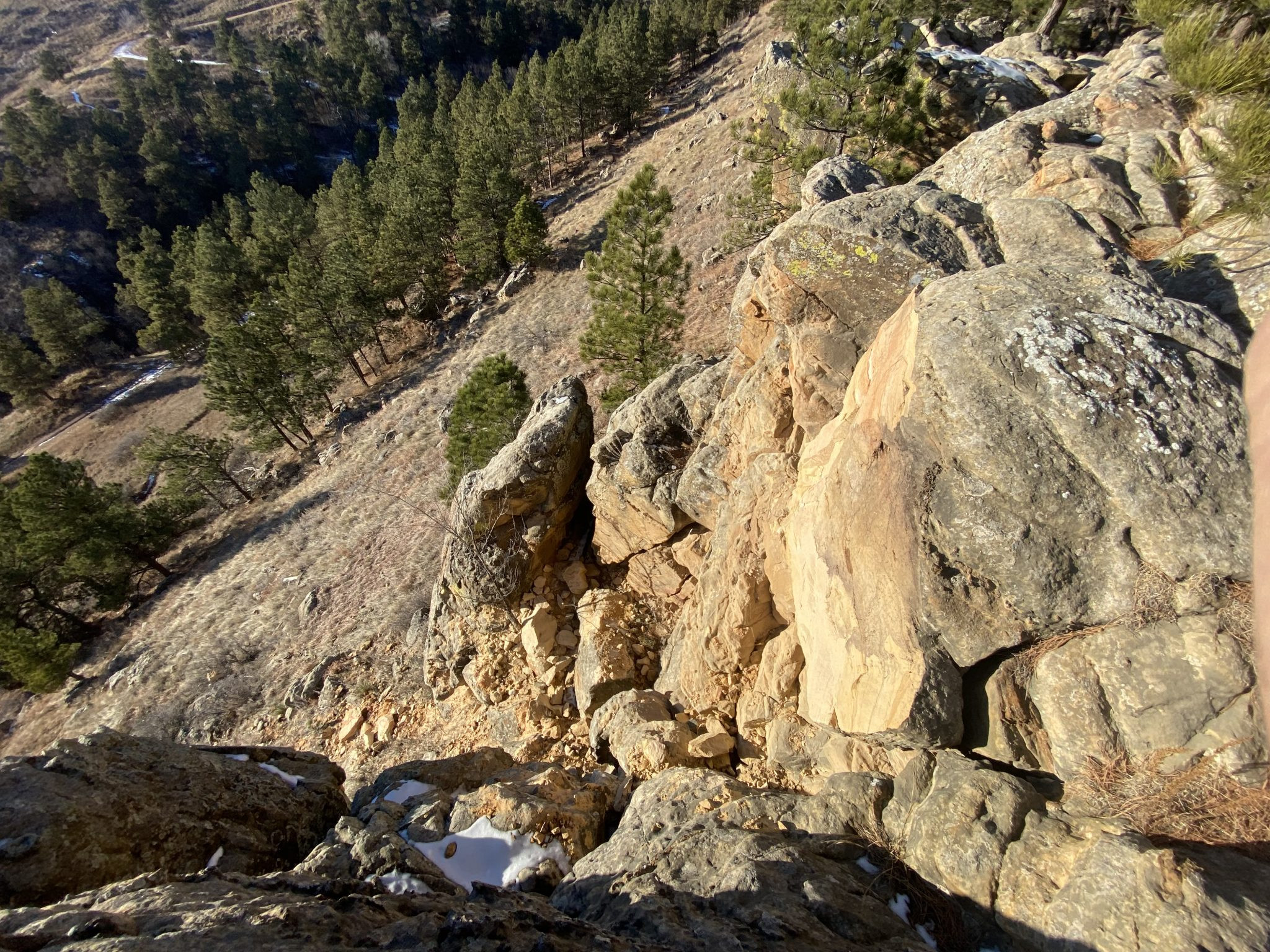 Minor Rock Slide at M Hill
