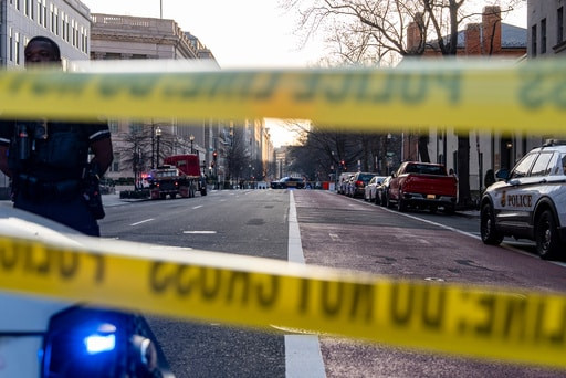 Man taken into custody after driving van into security gate outside White House, authorities say