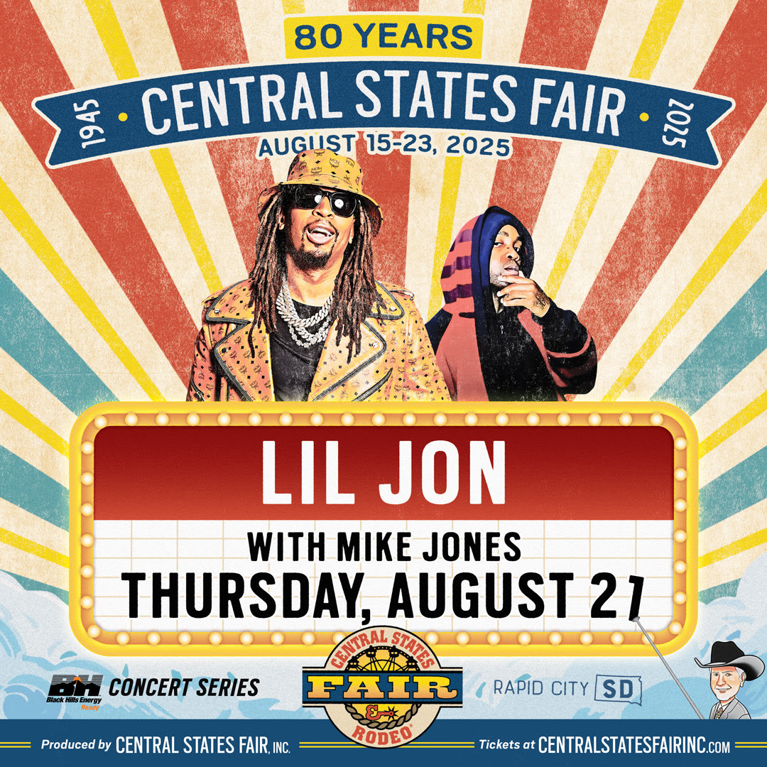 Lil Jon Set to Crank Up the Energy at Central States Fair in Rapid City