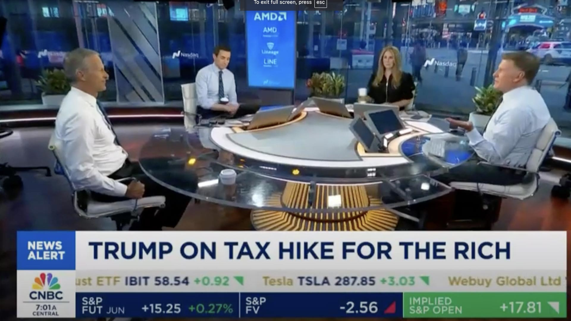 VIDEO: Thune Joins Squawk Box