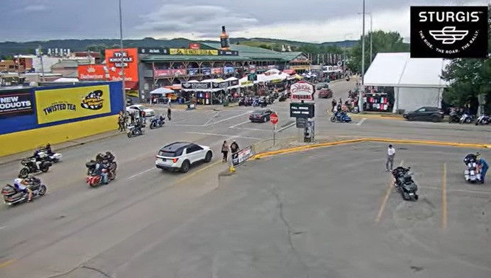 Daily Rally Traffic Count – 54,667 vehicles enter Sturgis on Thursday