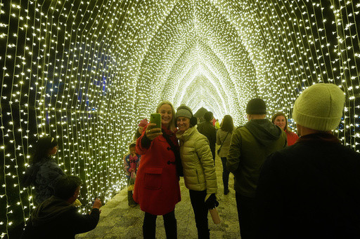 Golden Gate Park’s dazzling holiday light display brings joy to the season