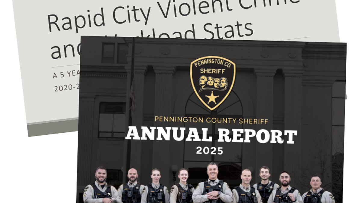 Pennington County Sheriff’s Office & RCPD Reports Crime Down