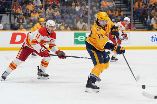 Bunting scores as the Predators top the Flames