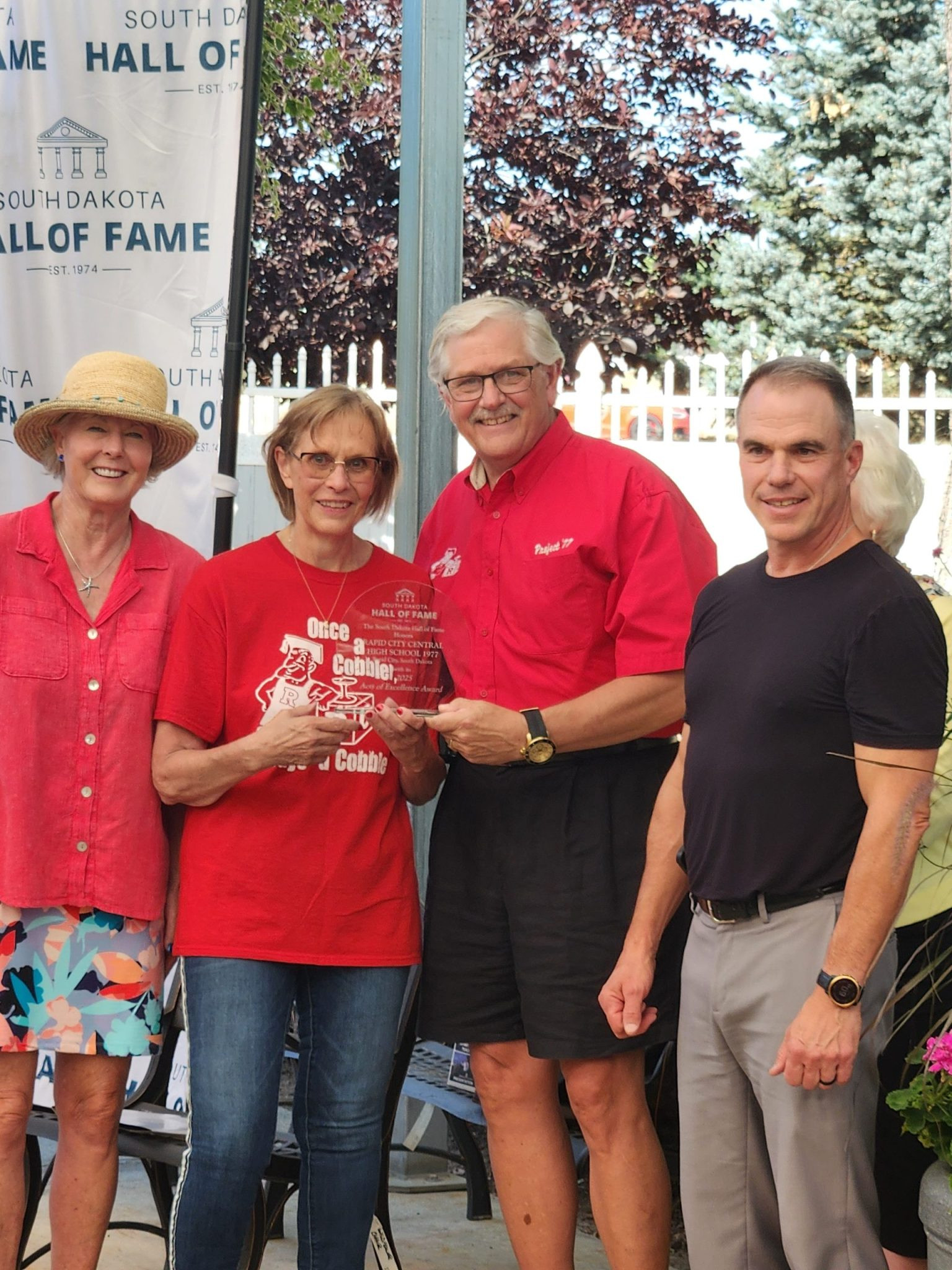 South Dakota Hall of Fame Awards Rapid City Central Class of 1977 with an Acts