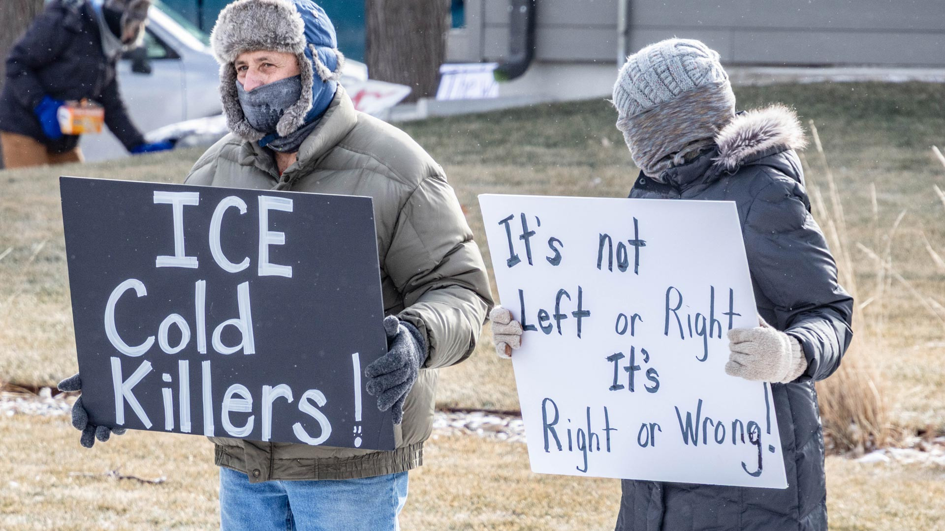 ICE-Y Protest Downtown
