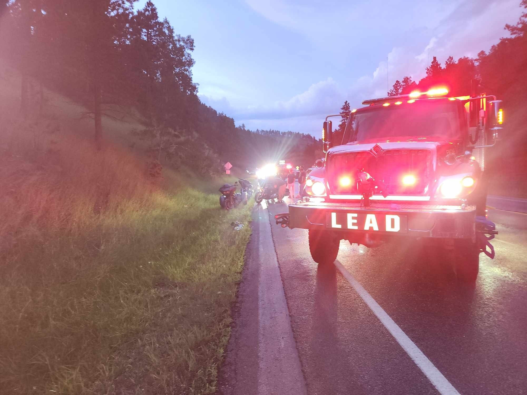 Multiple motorcycles involved in Friday night Northern Hills crash