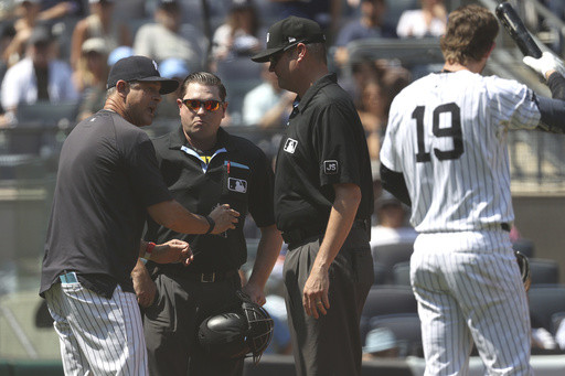 Yankees manager Aaron Boone ejected for 5th time this season in game in loss to Astros