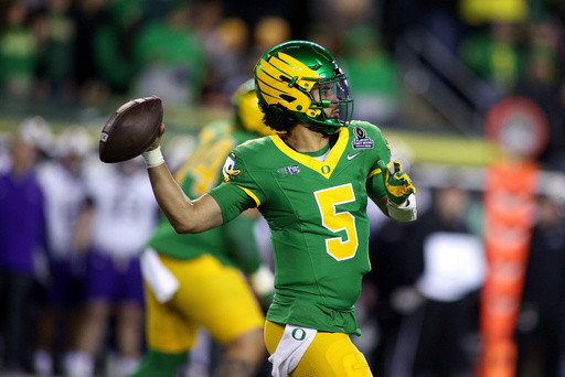 No. 5 Oregon beats No. 19 James Madison 51-34 in College Football Playoff opener