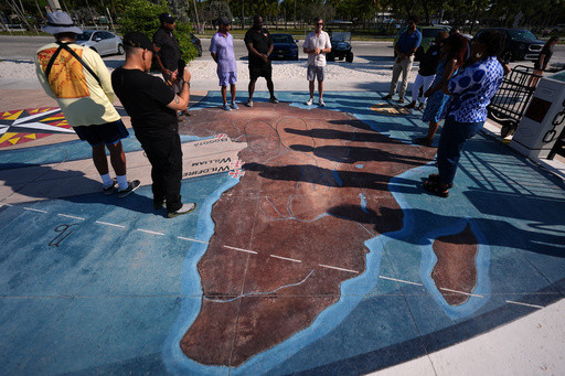 Underwater memorial to wrecked slave ship draws pilgrims seeking to connect with their roots