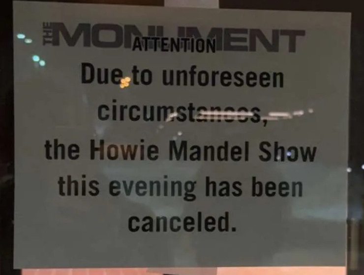 Howie Mandel Cancelled
