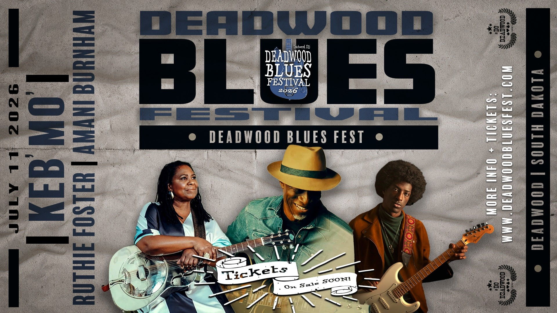 Deadwood Blues Festival Returns This Weekend with City-Wide Performances