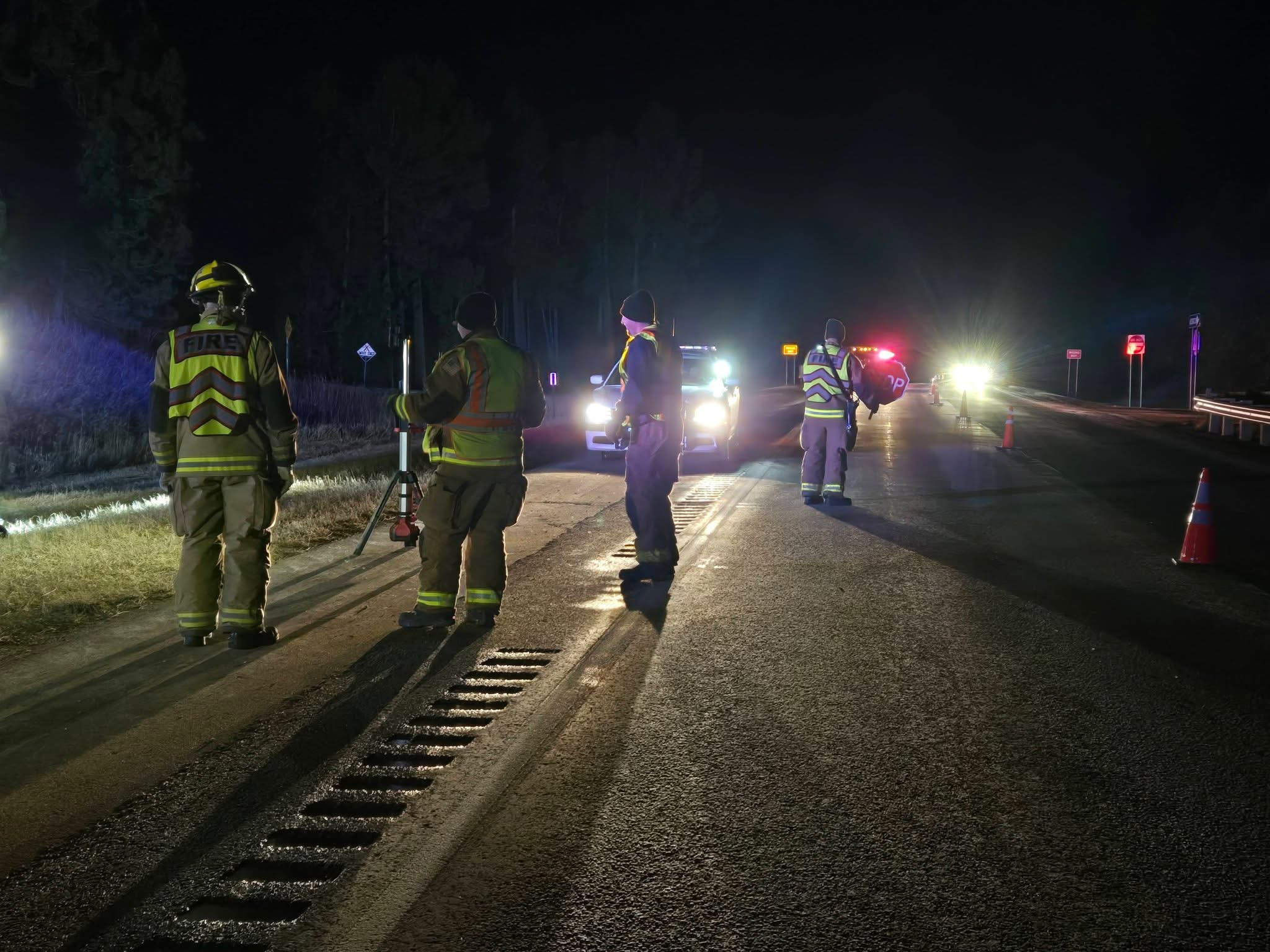 Single Vehicle Rollover Near Golden Hills Drive Sends One to Hospital