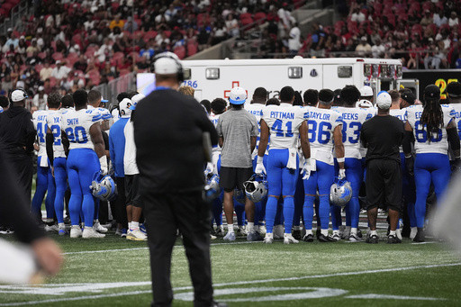 Lions’ Morice Norris shares good news after he was taken off field in ambulance