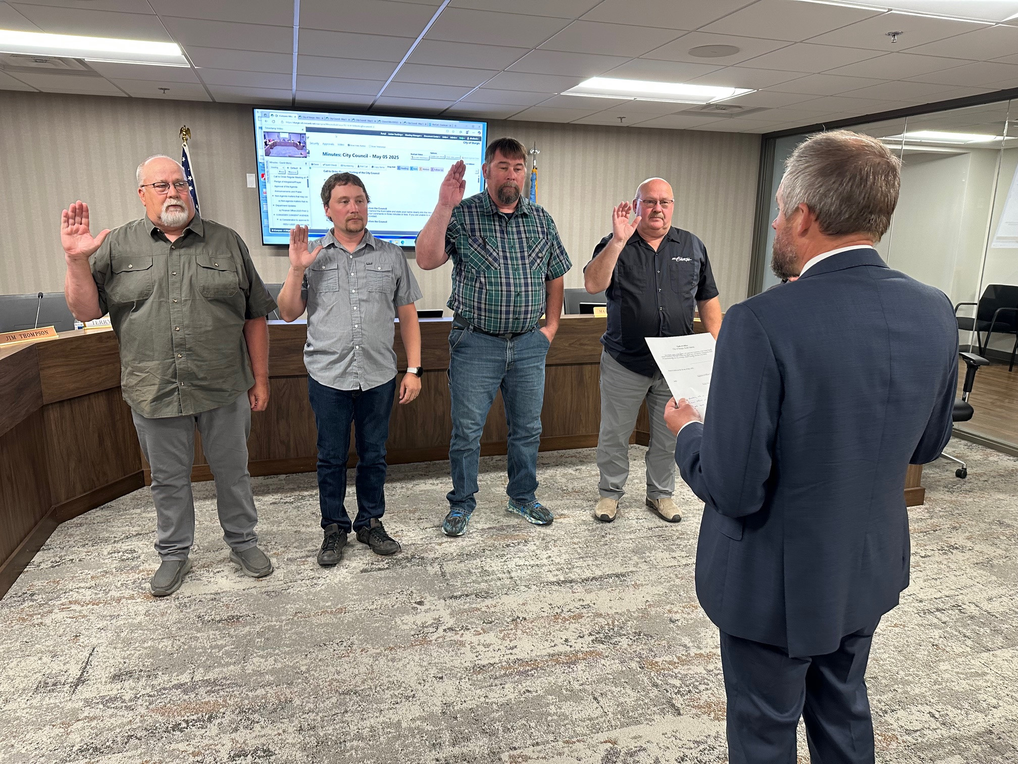 Sturgis Council swears in new members