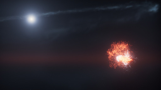 Hubble Space Telescope spies dusty debris from two cosmic collisions