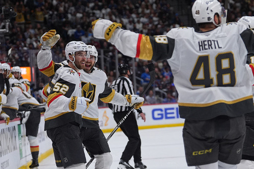 An unlikely hero breaks through as the Golden Knights beat the Avalanche 4-2 in Game 1