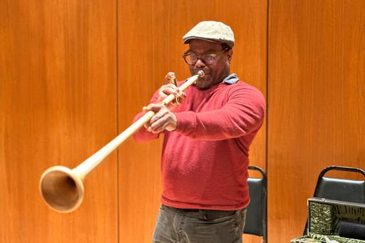 Specially built wood horn known as holztrompete sounds at Met Opera in Wagner’s `Tristan und Isolde’