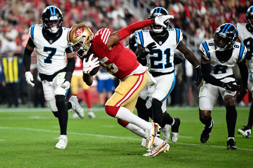 Jauan Jennings throws punch at Tre’Von Moehrig after cheap shot in 49ers’ win over Panthers