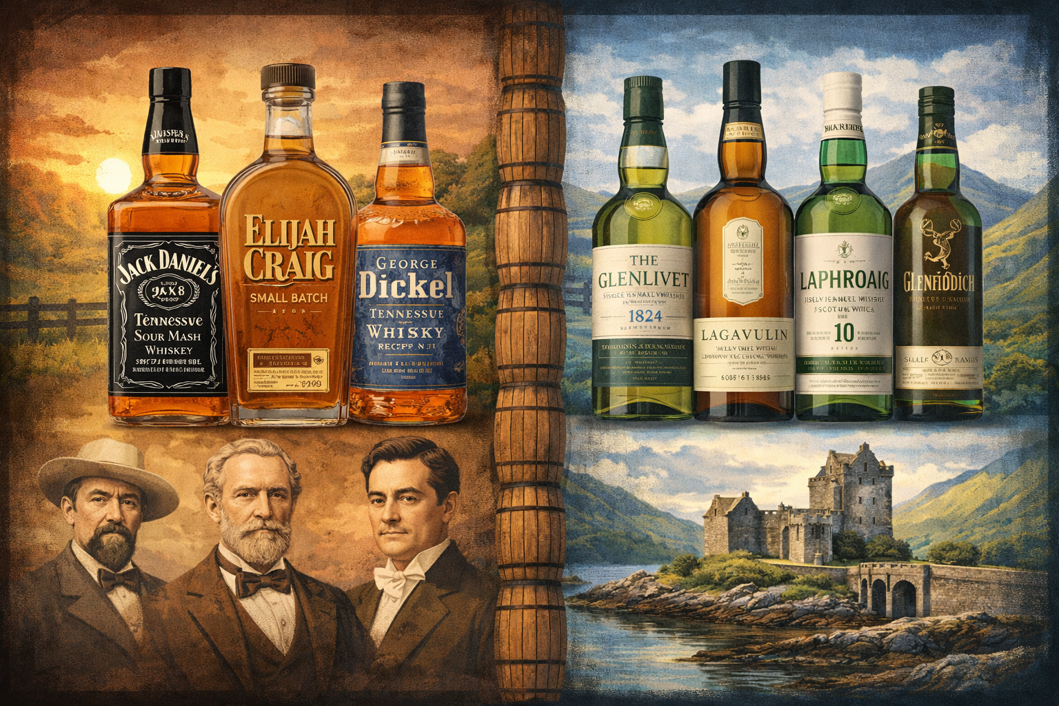 Why Bourbon Bottles Name People and Scotch Bottles Name Places