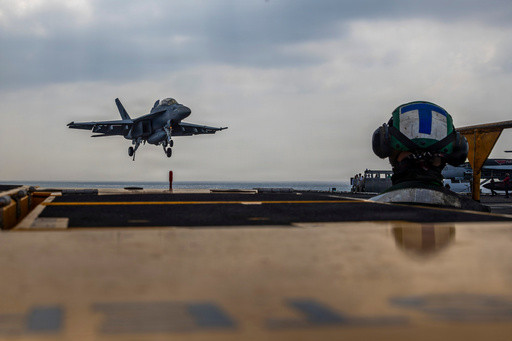 US aircraft carrier arrives in the Middle East as tensions with Iran remain high