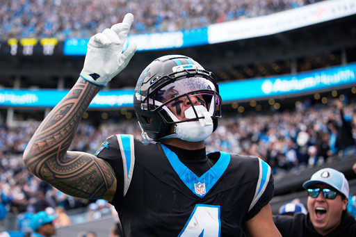 Panthers receiver Tetairoa McMillan active for Seahawks game despite being added to injury report