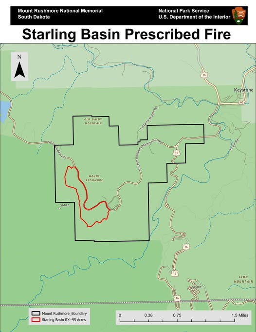 National Parks Service Set To Conduct Prescribed Burns In Mount Rushmore Area