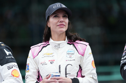 Katherine Legge’s bid to complete racing’s ‘Double’ ends with early crash at Indianapolis 500
