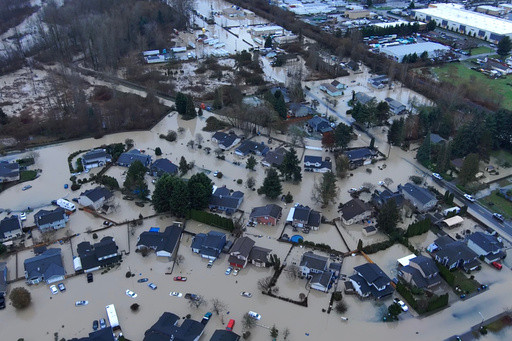 High winds batter water-logged Northwest, injuring 2 children and cutting power to half a million