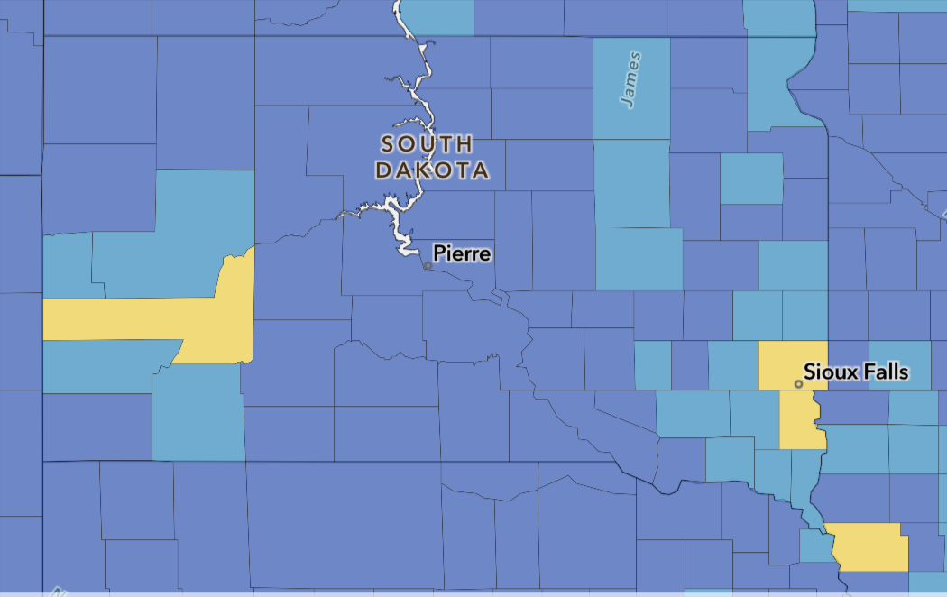 Wildfire risks rise across South Dakota