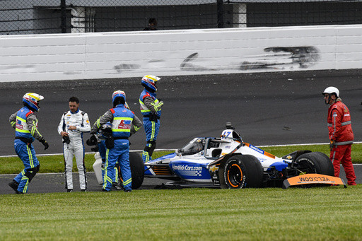 Kyle Larson crashes again at Coca-Cola 600 ending disappointing day in bid to run ‘The Double’