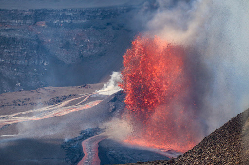 Hawaii’s Kilauea volcano erupts with lava pouring out from multiple vents