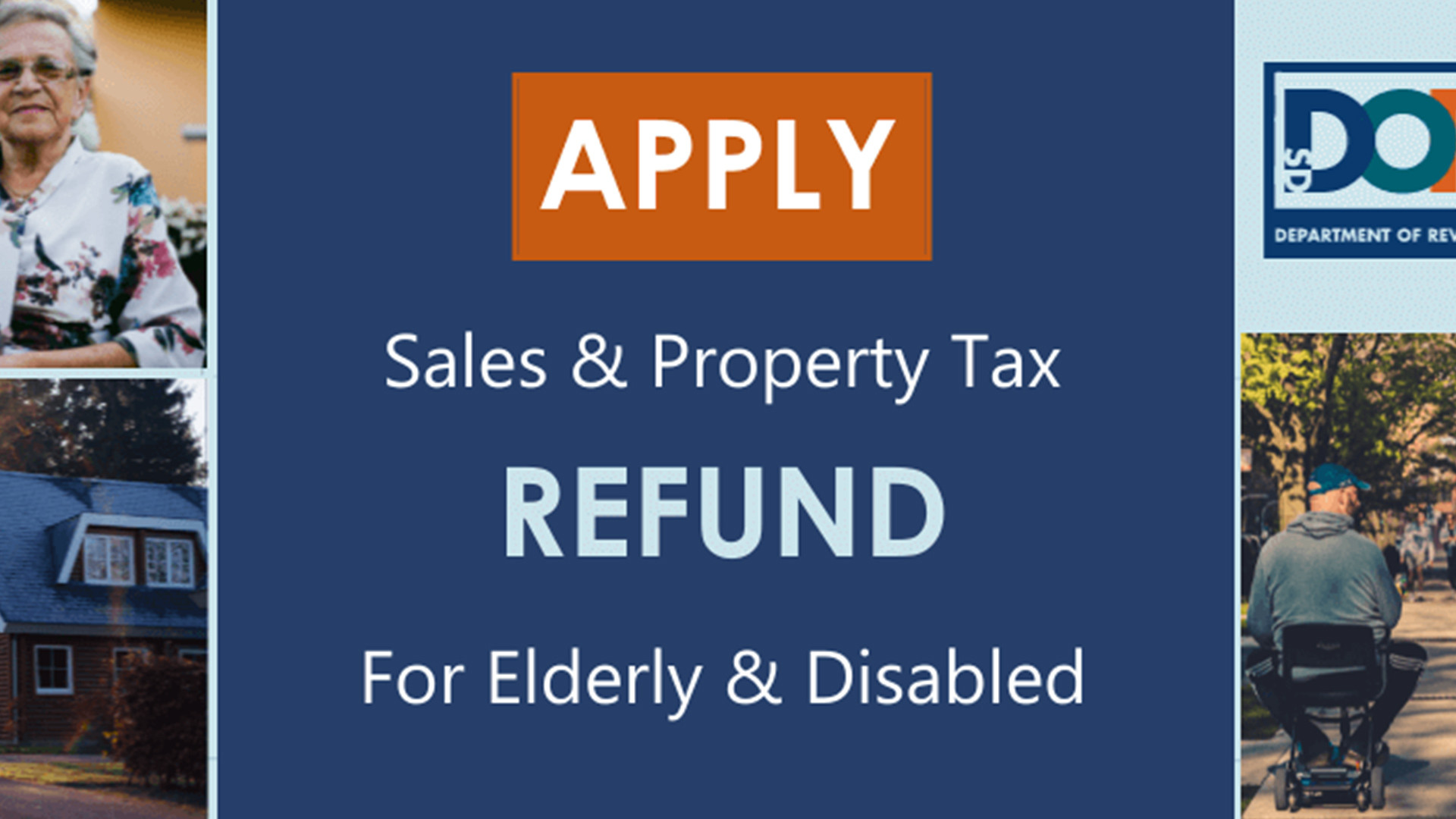 Sales and Property Tax Refund Programs Open to Senior Citizens and Citizens with Disabilities