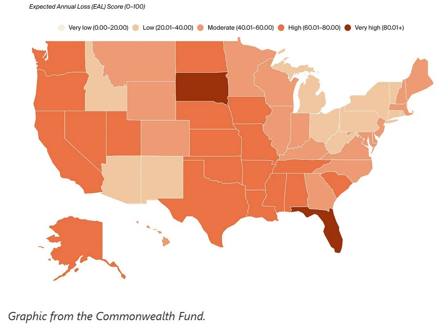 South Dakota Healthcare Faces High Climate Risks, New National Study Finds