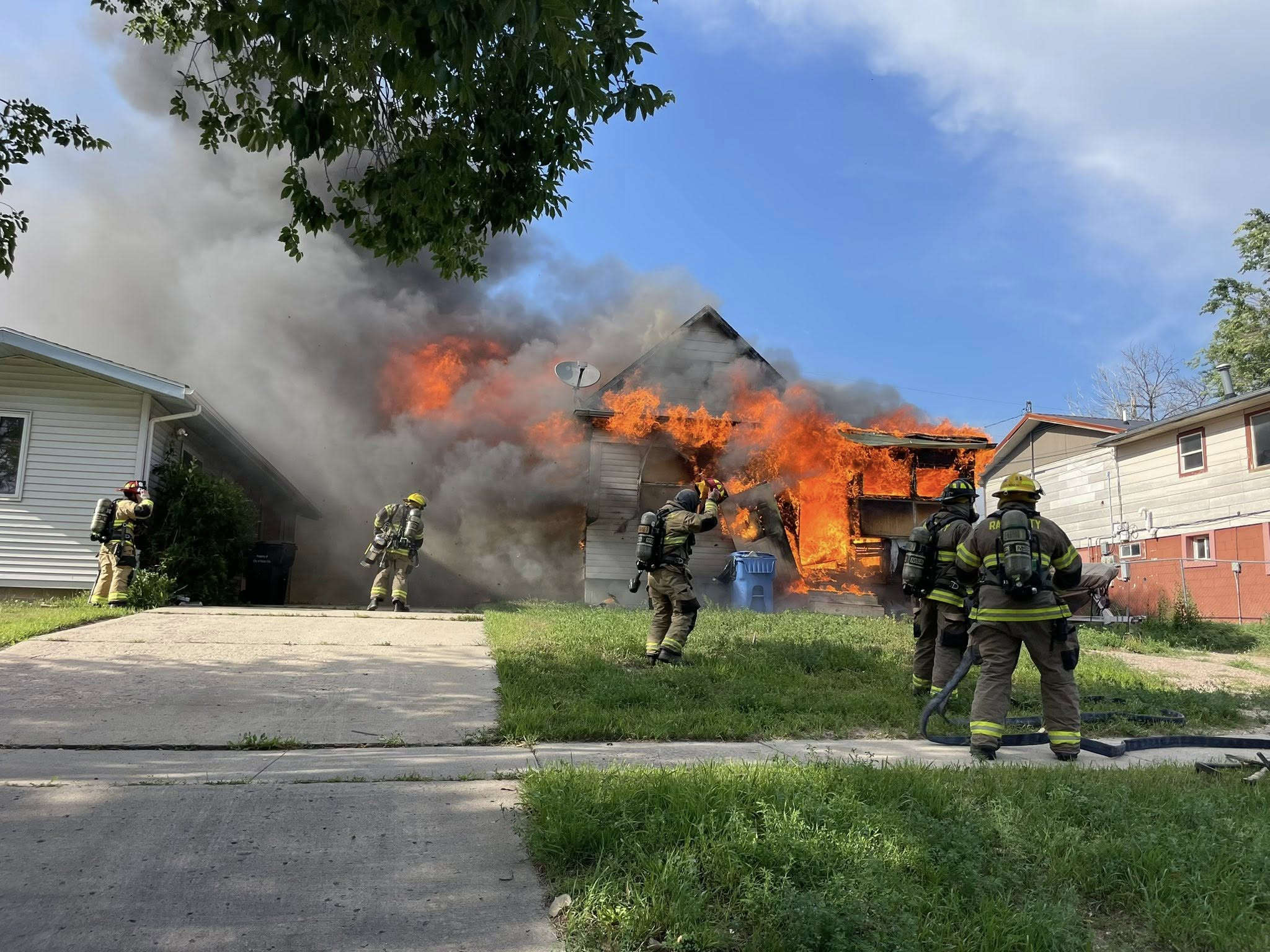 Friday Structure Fire on East College Avenue