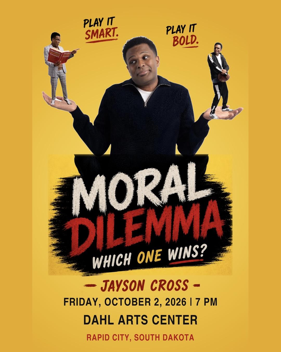 Jayson Cross Brings ‘Moral Dilemma’ Comedy Tour to Rapid City