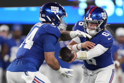 Skattebo plays and Dart clears concussion protocol as Giants beat Patriots in preseason finale