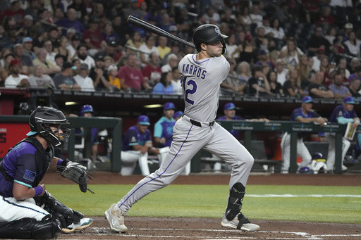 Kyle Karros, son of 1992 NL Rookie of the Year Eric Karros, hits RBI single in first MLB at-bat