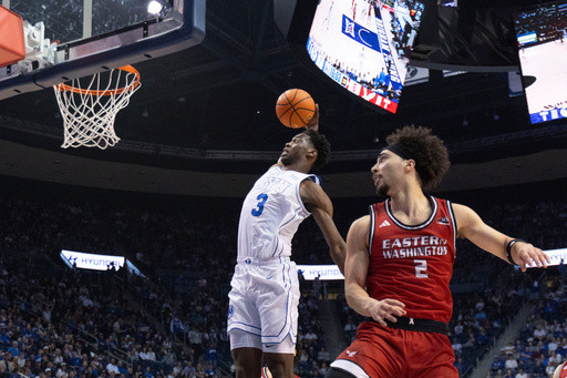 Dybantsa gets first BYU triple-double since 2016 to lead No. 10 Cougars past Eastern Washington