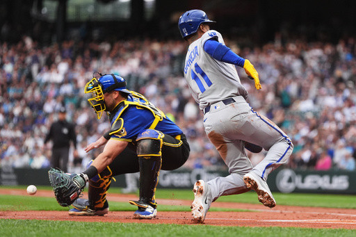Catcher Cal Raleigh is out of the Mariners’ lineup vs. Royals again with a sore side