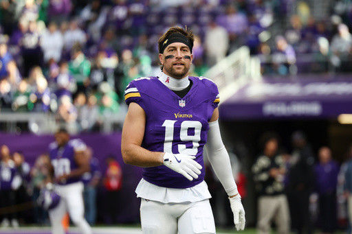 Vikings waive wide receiver Adam Thielen to allow veteran to pursue more playing time elsewhere