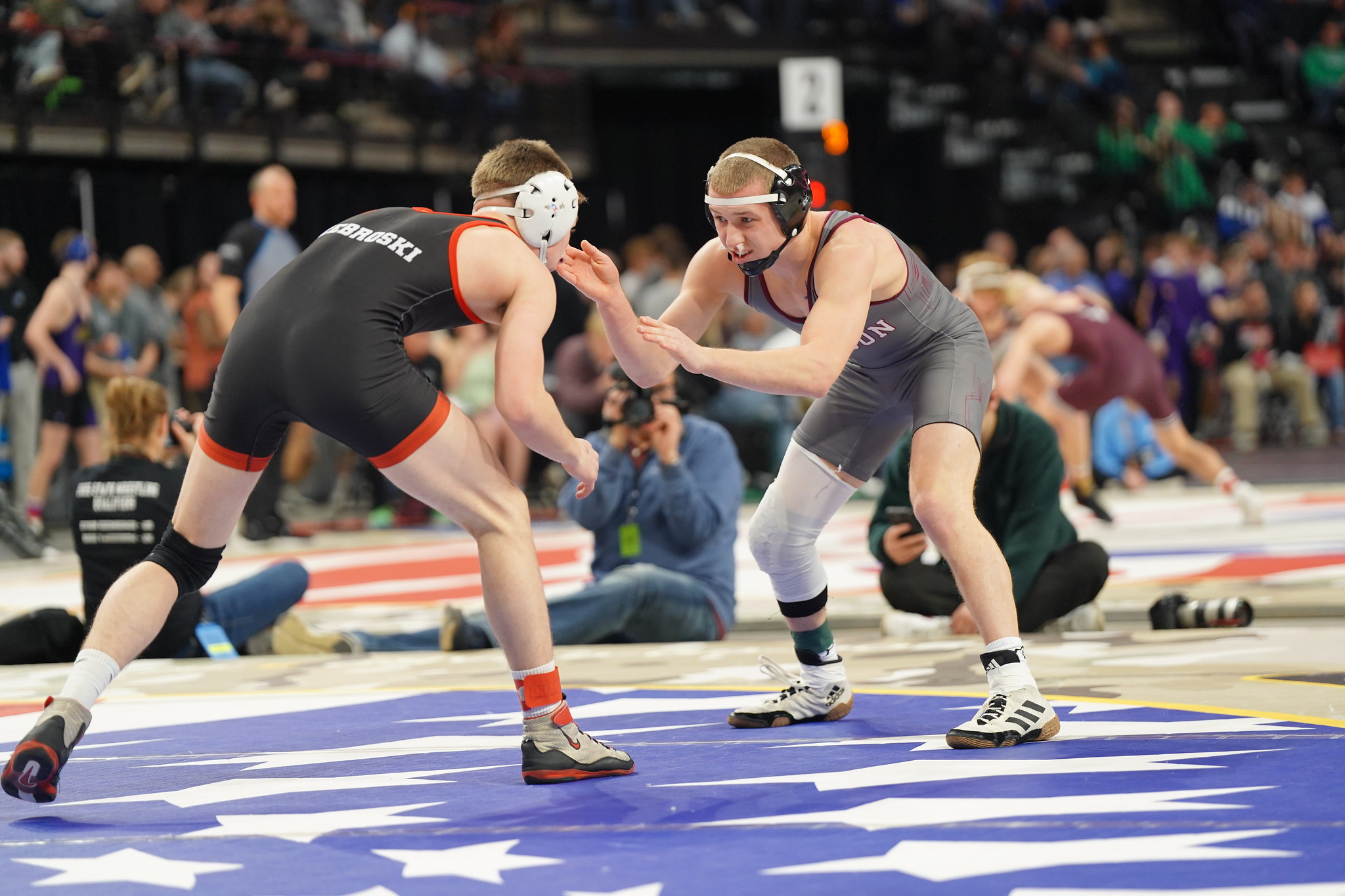 First and Second Round Consolation Complete at State Wrestling