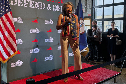 Republican Winsome Earle-Sears is on the defensive in Virginia’s race for governor