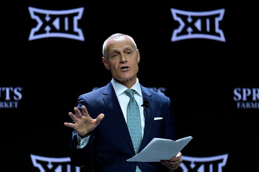 Big 12 commissioner declines to address Sorsby gambling saga and describes league as `16 strong’