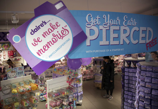 Claire’s, known for piercing millions of teens’ ears, files for Chapter 11, 2nd time since 2018