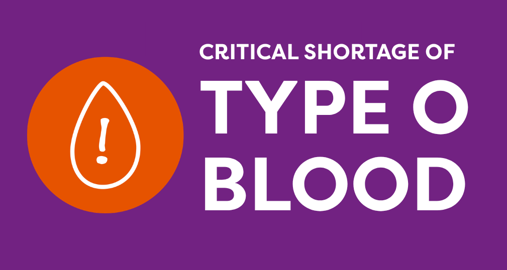 Type O Blood Supply Reaches Two-Year Low