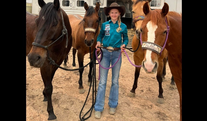 Arina Haugen reflects on memorable State High School Rodeo Finals experience