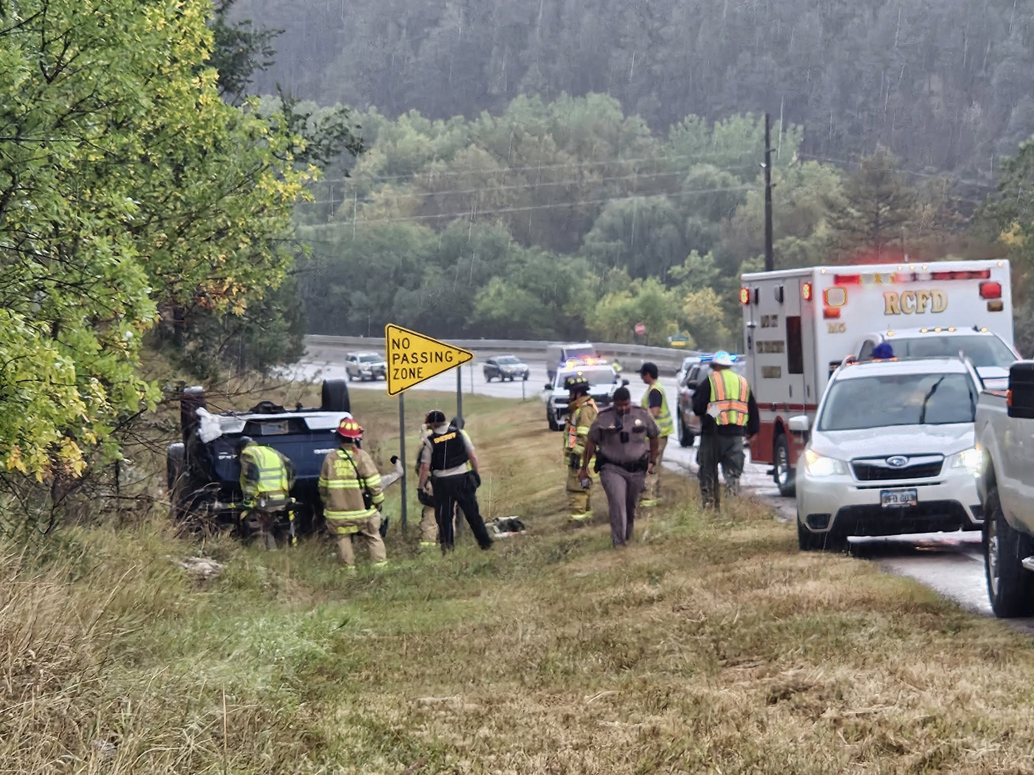 Truck Rollover in Rapid City